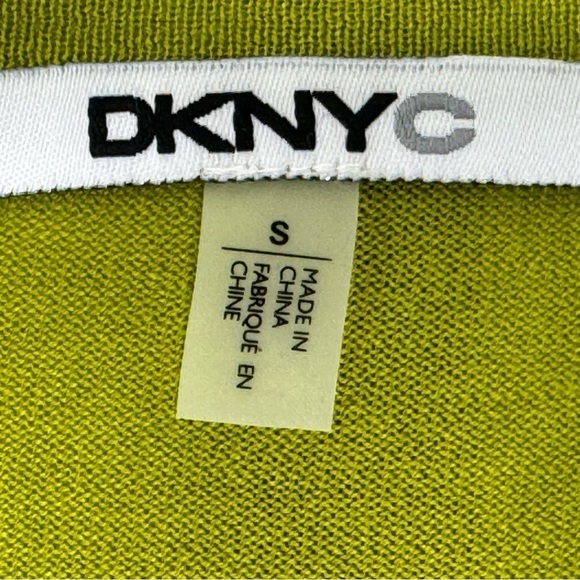DKNYC Green Women's Button-Up Silk/Cotton Cardigan - Picture 4 of 5